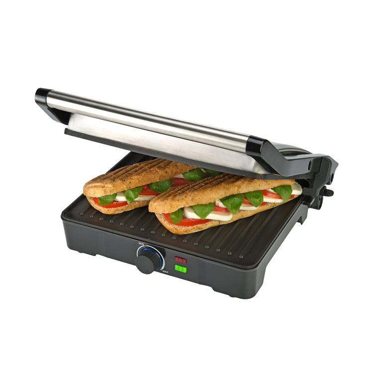 afdeling Verborgen Heup Classic Panini Grill - Tosti apparaat - Bourgini